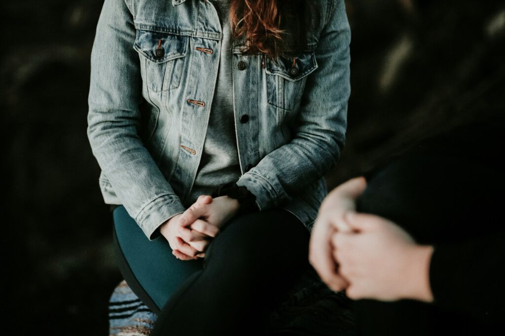 Therapist supporting client during ERP therapy session for OCD treatment at AWCC.