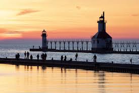 St. Joseph Lighthouse on Lake Michigan, representing Anxiety, OCD, and Eating Disorder Therapy in St. Joseph, Michigan
